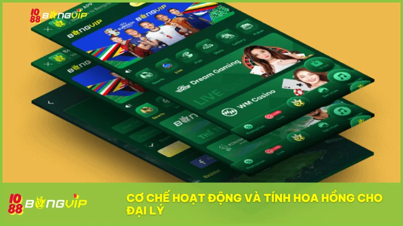 Chia sẻ link giới thiệu để nhận hoa hồng trực tiếp từ doanh thu người chơi đăng ký qua bạn